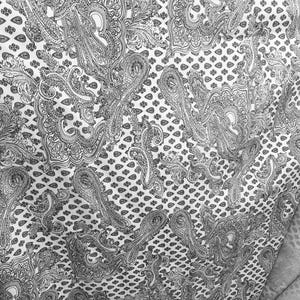 Paisley cotton satin stretch great fabrics for dress jacket skirt and more made in Italy