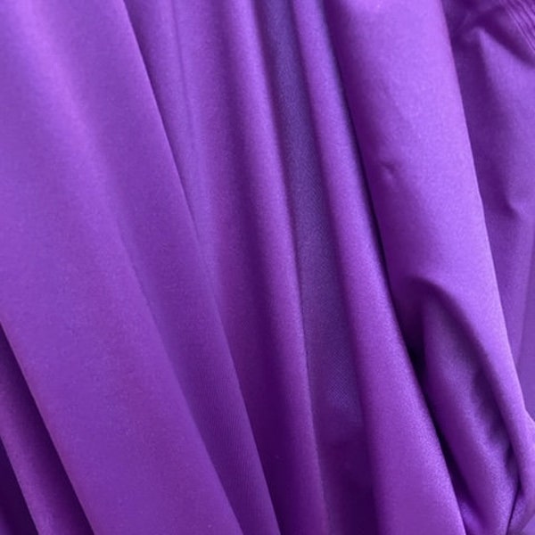 Nylon spandex purple 4 way starch great for dress prom evening dress skirt bikini beading suit swimwear and more made in ITALY