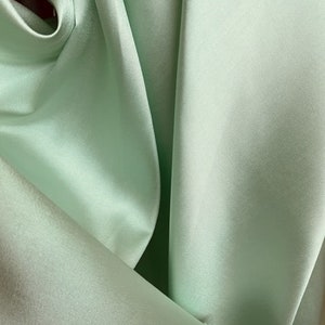 Sage green Mikado zibeline great fabrics for evening dress jacket suit and much more made in Italy