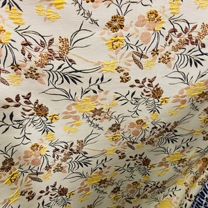 designer Japanese style brocaded  great for wedding dress prom suit jacket table cover and more made in ITALY