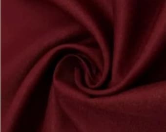 Wine burgundy 100% wool melton coatings 12 once design by DKNY great fabrics for jacket  Pancho skirt pants over coats capes pillow