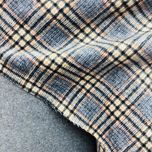 Scottish glen plaid super soft quality wool cashmere dabbled face great fabrics for jacket pillow and much more made in Scottland