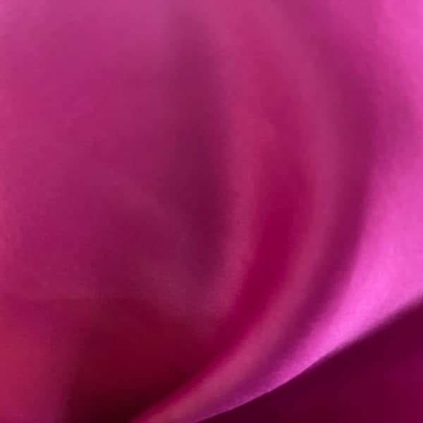 Hot pink matt super tuxedo satin great for wedding dress prom table cover and more made in ITALY