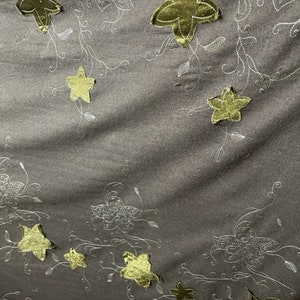embroidery wool by DKNY great fabrics for evening dress jacket suit made in iatly
