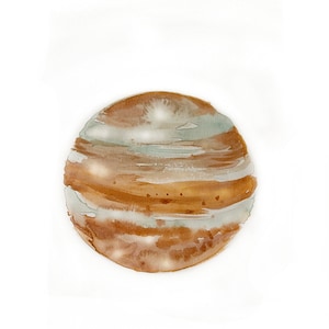 Jupiter watercolor print