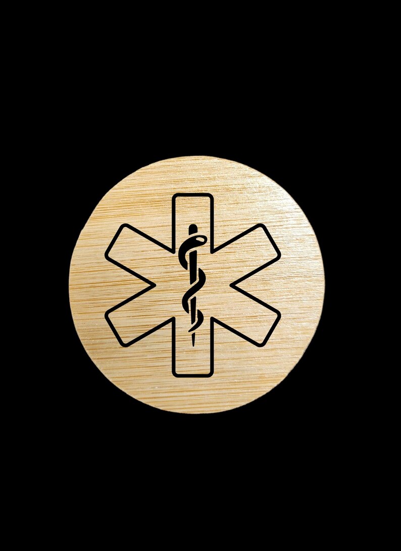 Customizable Round Bamboo Bottle Opener, Bamboo Bottle Opener