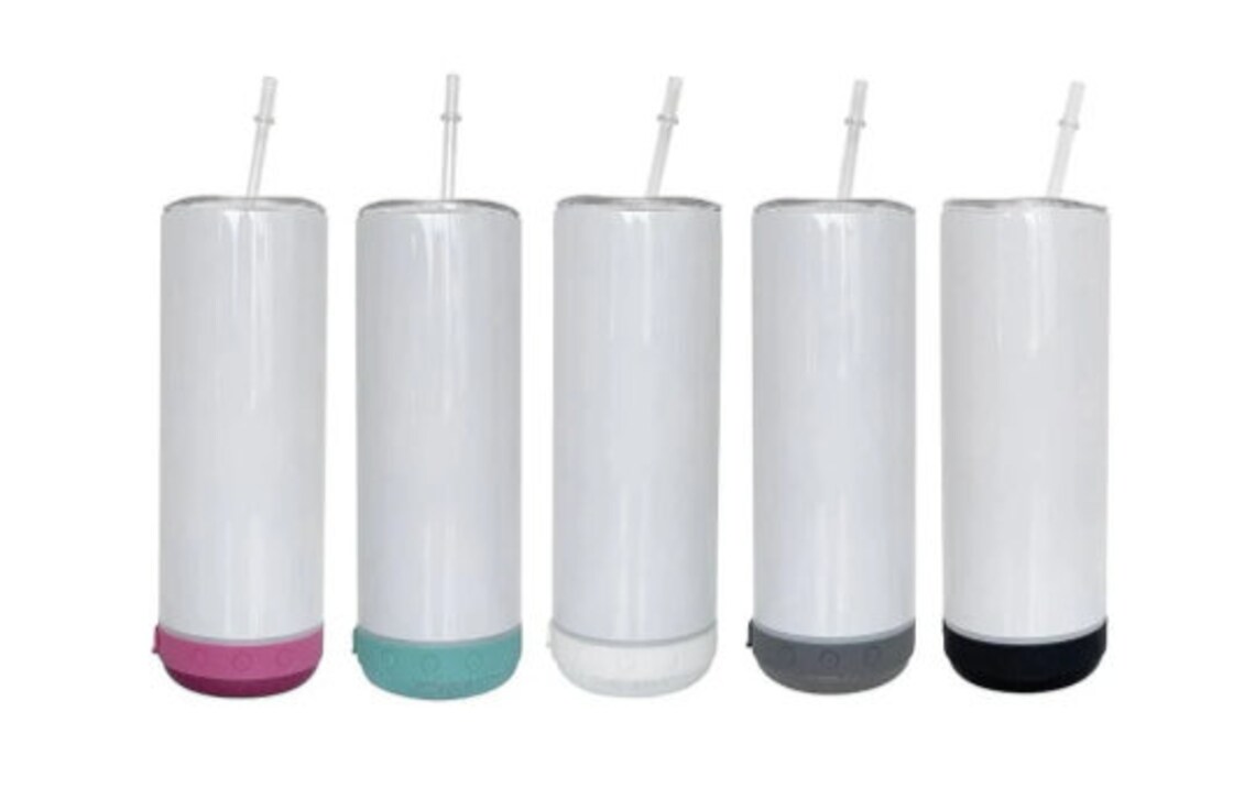 20 Oz Skinny Tumbler Prescription Bottle Blank Glitter Solid Etsy