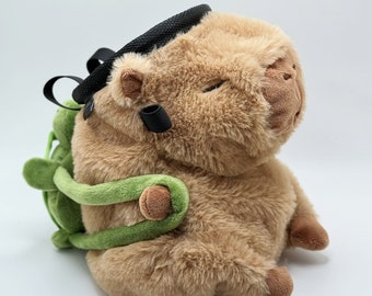 Capybara with Mr.turtle Backpack Chalk Bag/Chalk Bucket