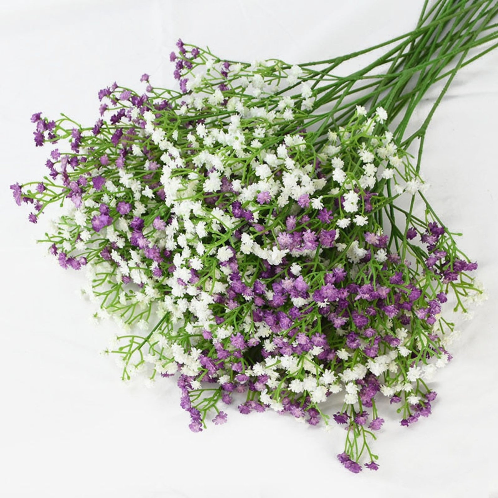 Single Stem Faux Gypsophila Artificial Silk Flower Fake Etsy