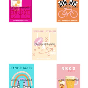 IU Dorm Posters Bundle 1