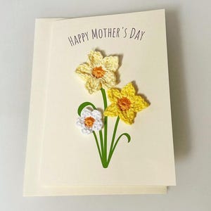 Handmade Daffodil Mother's Day Cards