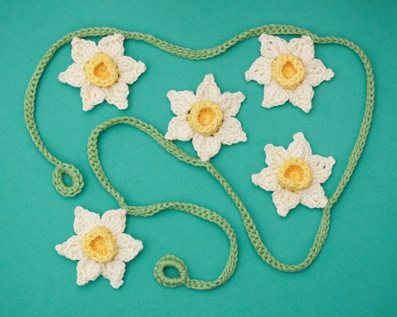 Handmade crochet garland
