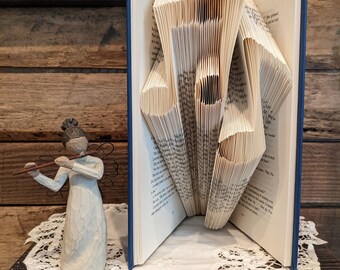 Music notes folded book