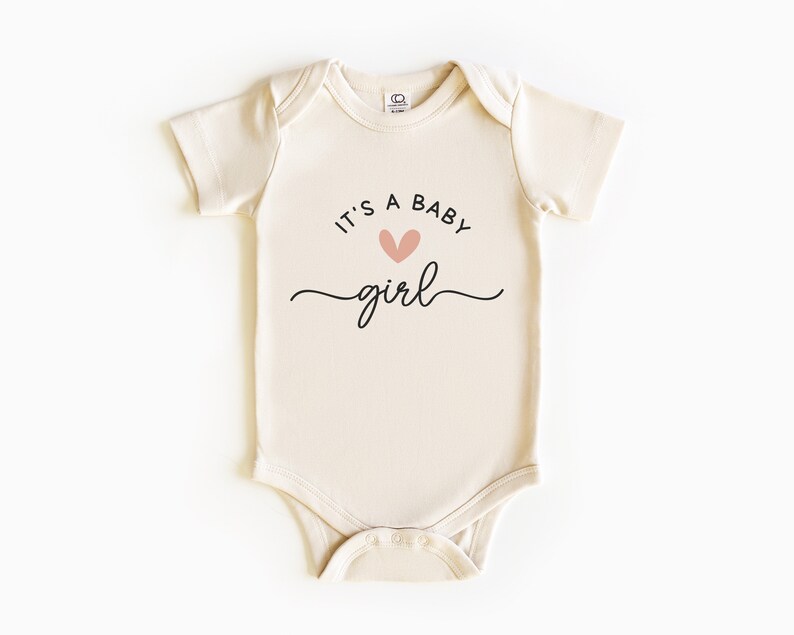 Baby Girl Gender Reveal Onesie It's a Baby Girl Infant Bodysuit Gender