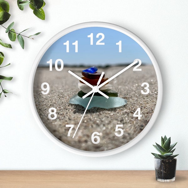Beach Clock Etsy