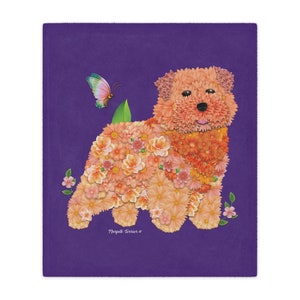 Norfolk Terrier Minky Blanket