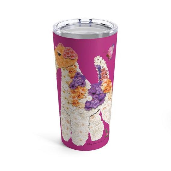 Wire Fox Terrier Tumbler Wire Fox Terrier Tumbler