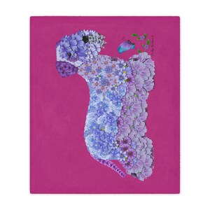 Cesky Terrier Minky Blanket