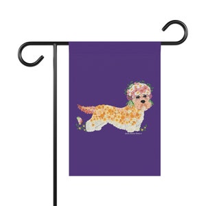 Dandie Dinmont Terrier Garden & House Banner (Pole Not Included)