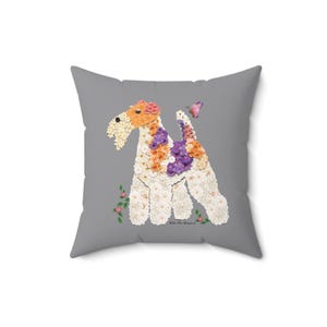 Wire Fox Terrier Pillow