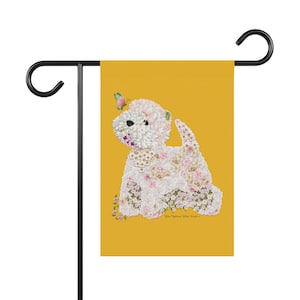 West Highland White Terrier Garden & House Banner (Pole Not Included)