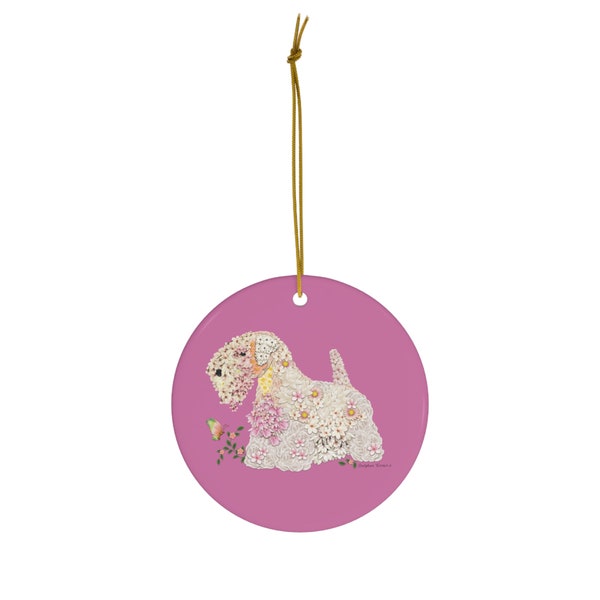 Sealyham Terrier Ceramic Ornament