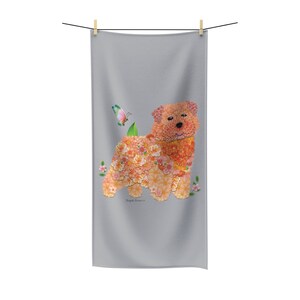 Norfolk Terrier Polycotton Towel