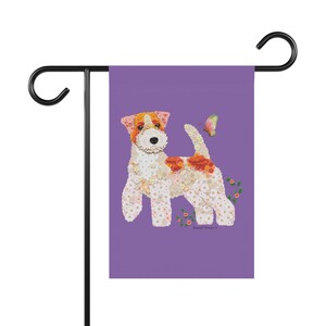 Russell Terrier Garden & House Banner (Pole Not Included)