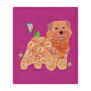 Norfolk Terrier Minky Blanket