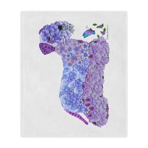Cesky Terrier Minky Blanket
