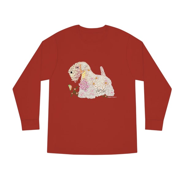 Sealyham Terrier Long Sleeve Crewneck Tee