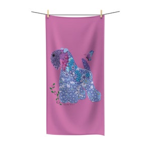 Kerry Blue Terrier Polycotton Towel
