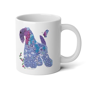 Kerry Blue Terrier Jumbo Mug, 20oz