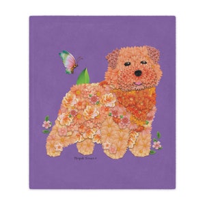 Norfolk Terrier Minky Blanket