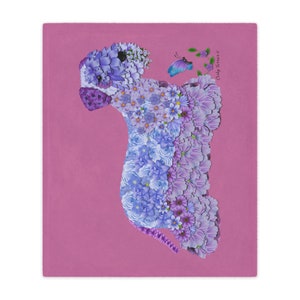 Cesky Terrier Minky Blanket