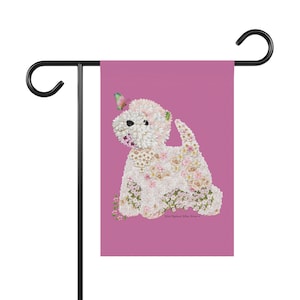 West Highland White Terrier Garden & House Banner (Pole Not Included)