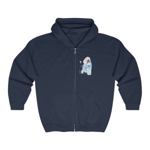 Bedlington Terrier Unisex Heavy Blend Full Zip Hooded Sweatshirt