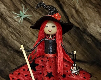 Handmade doll "Witch"