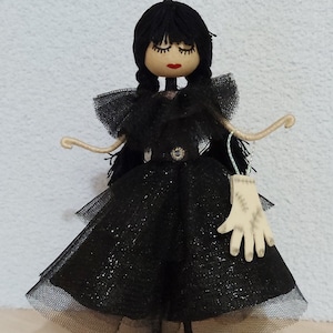 Handmade doll Wednesday