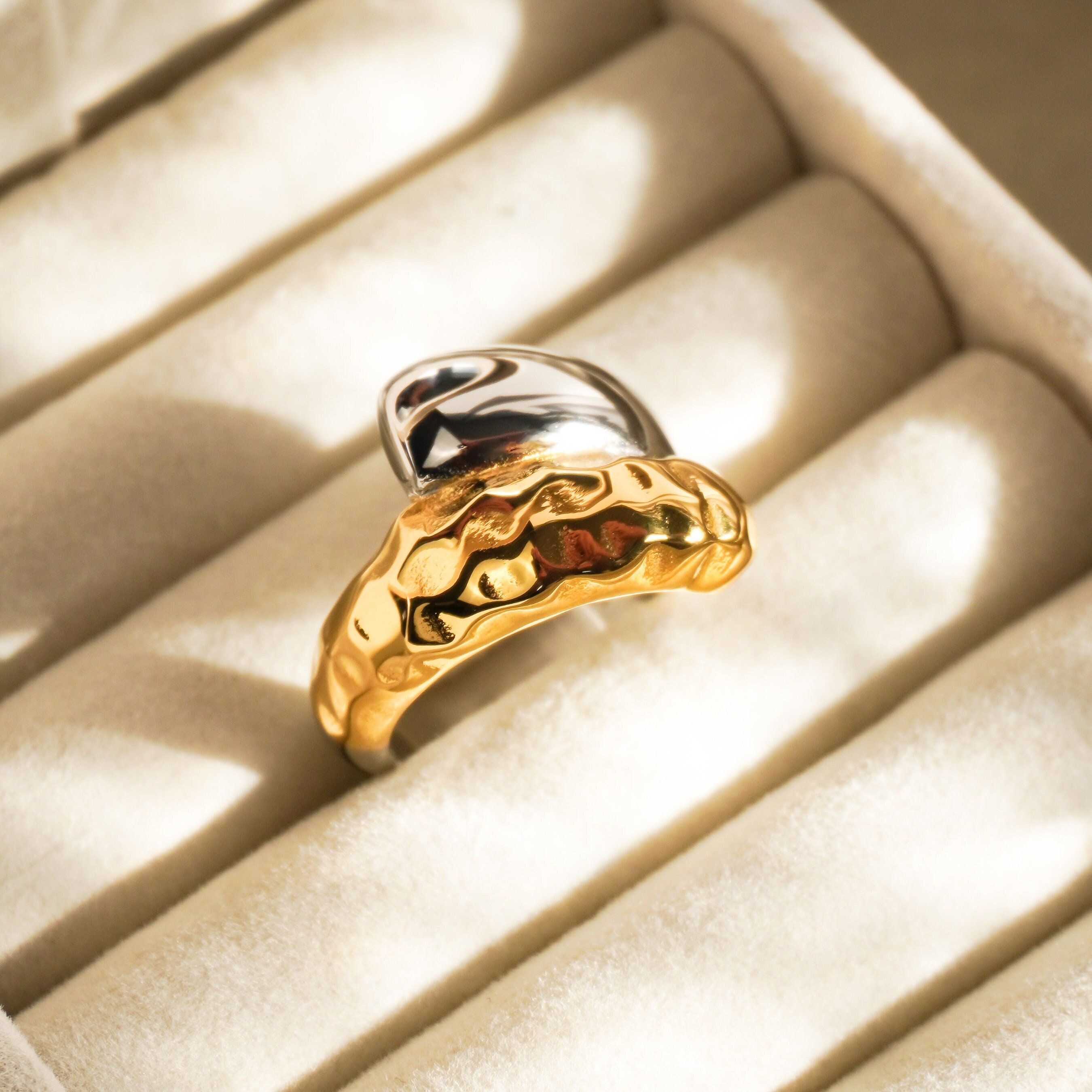 Gold and silver ring designs discount