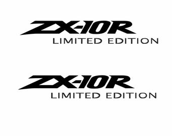 Matching Kawasaki ZX-10R Limited Edition Lettering Sticker - Etsy