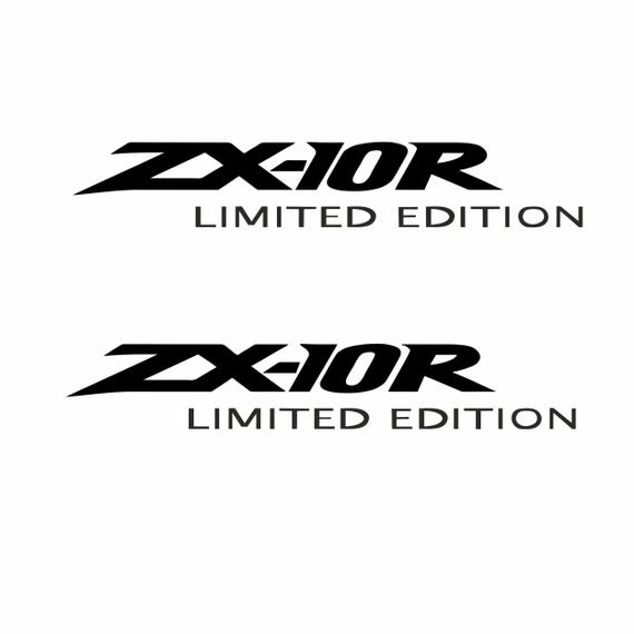 Matching Kawasaki ZX-10R Limited Edition Lettering Sticker - Etsy