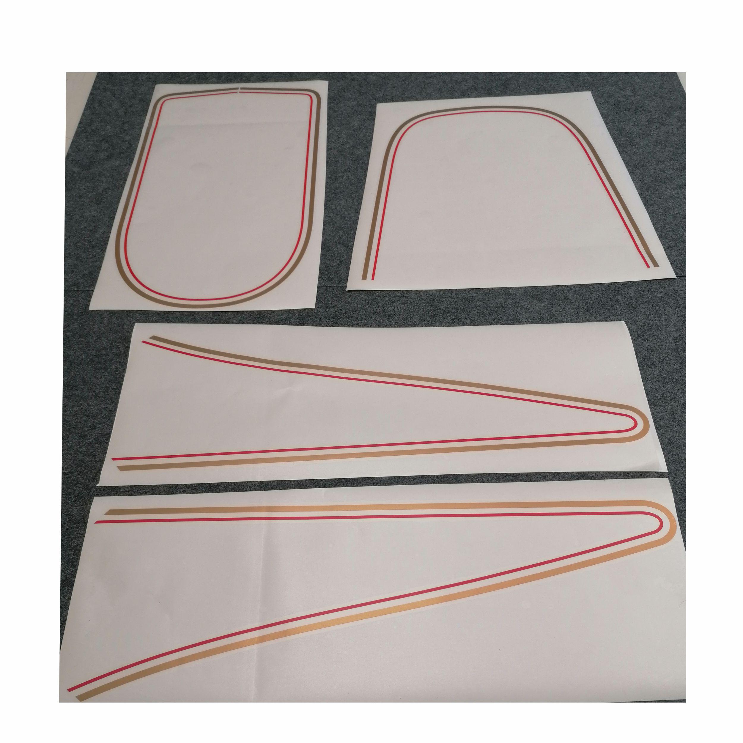 Decor Set Decals For Z 900 A4 Motorcycle - Reproduction Vinyl Graphics