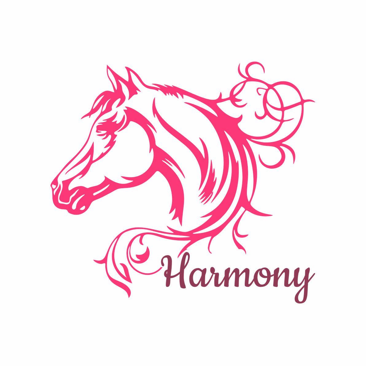 PRETTY PONY a bordo attenzione / cavalli equestri pony rimorchio box per cavalli / grafica adesivo decalcomania in vinile / 24 colori disponibili - Italia