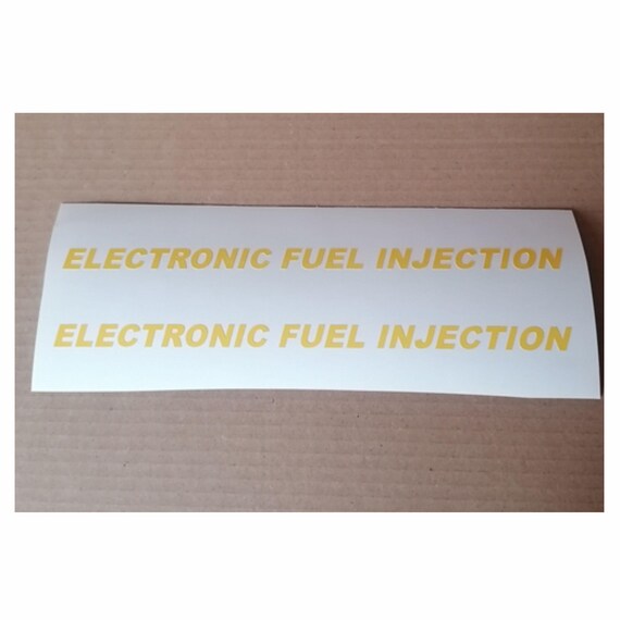 Electronic Fuel Injection - Lettering Sticker Decal Motorcycle - Etsy