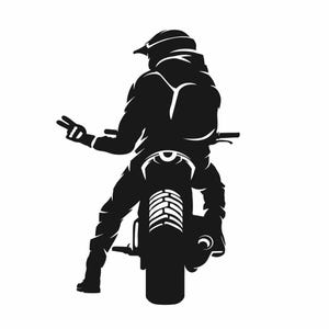 Biker Respect Sticker 15 x 10 cm Car Styling Motorcycle