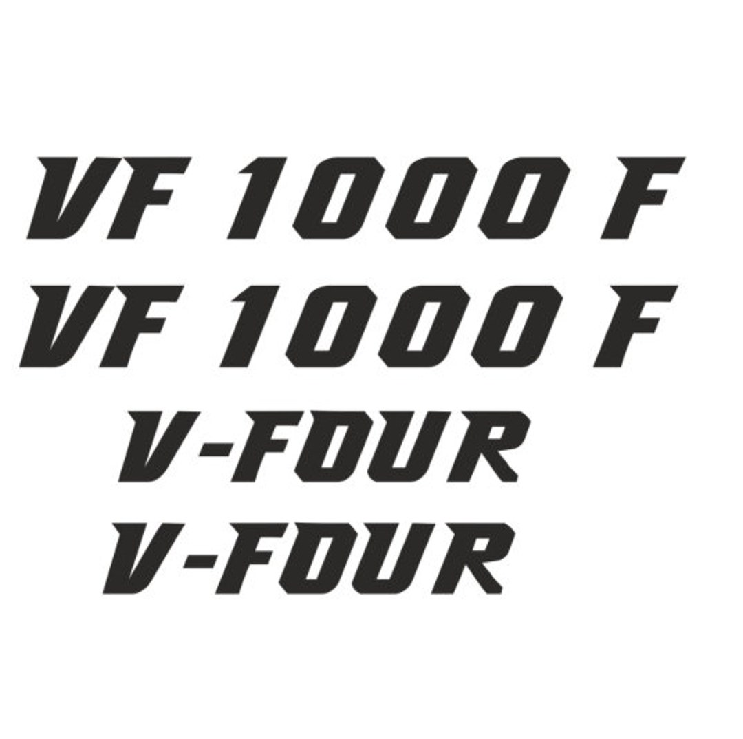 Vf Plus Sticker Honda VF 1000 F 1985 Sticker for Classic Bike, Lettering for Motorcycle ...