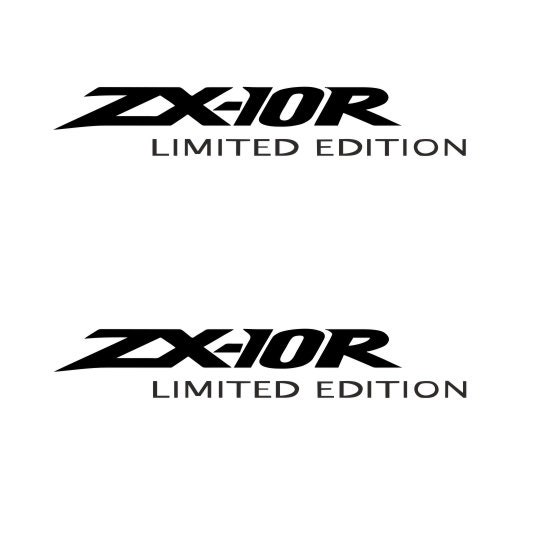 Motorrad Felgenrandaufkleber KAWASAKI - Logo ZX10R