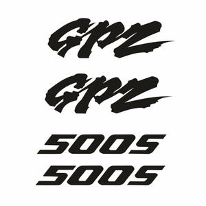 GPZ 500 S / EX Set adesivi Decal - Set adesivi accessori Motocicletta Giovane e Oldtimer