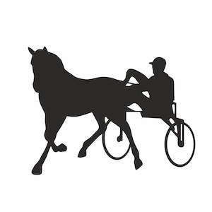 Sulky Paardensportsticker 13 x 10 cm Auto Auto Styling Motor